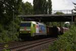br-6152-es-64-f/87461/152-005-5-claas-mit-einem-gterzug 152 005-5 'Claas' mit einem Gterzug in Hannover-Limmer am 30.07.2010