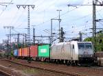 185 537-8 von TX-Logistik mit Containerzug am 16.06.11 in Fulda