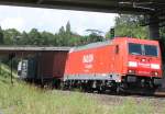 185 278-9 mit Containerzug am 23.06.11 bei Fulda