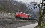 br-6185-traxx-f140-ac1-ac2/839955/die-db-185-114-6-ist-mit Die DB 185 114-6 ist mit dem Novellis Zug von Sierre nach Göppingen bei Villeneuve auf der Fahrt in Richtung Lausanne.

28. Feb. 2024 