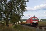 br-6186-traxx-f140ms-ms2/364574/e-186-337-mit-gemischtem-gueterzug E 186 337 mit gemischtem Güterzug am 22.08.14 in Karlstadt (Main)
