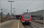 Der 430 507 beim Halt in Esslingen am Neckar, im Hintergrund einige ET 420 auf dem Abstellgleis. 
29. Nov. 2014