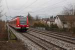 BR 0423/481792/423-565-1-der-s-bahn-muenchen-fuhr 423 565-1 der S-Bahn München fuhr am 21.02.16 als S2 nach Petershausen am Haltepunkt Poing ein.