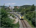Pünktlich wie die Eisenbahn verkehren die DB 1440 Coradia Continental 2 auch  Grinsekatze  genannt auf der Dreiseenbahn.