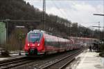 442 262 und 442 257 als RE 9 (RE 10913) von Aachen nach Siegen am 15.12.12 in Niederschelden