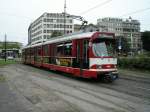 strassenbahn-dusseldorf/88503/ein-duewag-gt8s-ist-am-30092004-auf Ein DWAG-GT8S ist am 30.09.2004 auf dem Jan-Wellem-Platz in Dsseldorf unterwegs.