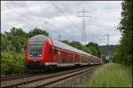 Doppelstocksteuerwagen/202517/re-10920-wurde-am-090612-von RE 10920 wurde am 09.06.12 von 111 009 in Richtung Aachen geschoben. (bei Siegen)