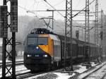 EG Die EG 3101(91 86 0103 101-9)der DSB Railion als S-W/Farb Variante f�hrt hier mit ihrem G�terzug durch Schleswig.05.01.10