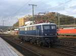 E10 121 bei der ...  Kai Schwarz (F�hre) 04.04.2010