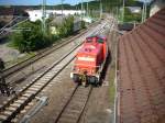 Eisenbahnbilder Am 20.Mai 2009 durchfuhr 298 318 von Stralsund nach Mukran den Bahnhof Bergen/R�gen.