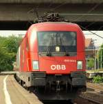 1016 042-2 fuhr mit dem IC 2191 nach Frankfurt/Main aus dem Harburger Bahnhof am 21.5.11. Gru an den Tf !!!