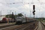 Eisenbahnbilder/207967/185-565-9-wird-gleich-durch-den 185 565-9 wird gleich durch den Bahnhof von Neuwied fahren am 10.07.2012