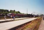 Eisenbahnbilder/50798/50-3610-8-bei-der-ankunft 50 3610 8 bei der Ankunft mit einem Sonderzug aus Raubach in Altenkirchen/Westerwald

beobachtet wurde sie von einem 628er der Kurze TZeit spter erfuhr das er im Dezember 2004 gehen musste :-(