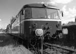 Wie vor 30-40 Jahren als diese Triebwagen planmig bis zu 6-Teilig! nach Puderbach kamen heut nur auf Sonderzugbasis 4-Teilig...