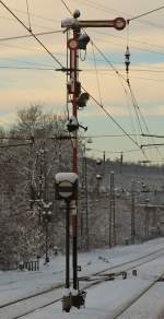 Winterlich angehauchte Signale am 06.12.10 in Kreuztal
