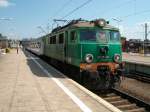 Eisenbahnbilder/86138/ep07-342-traegt-die-alte-pkp-farbgebungam-31juli EP07-342 trgt die alte PKP-Farbgebung.Am 31.Juli 2010 traf ich Sie in Szczecin Glowny.