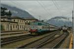 Lokwechsel in Domodossola: Die FS 656 091 wird den EC bis nach Milano brigen, wo im Kopfbhanhof ein weiterer Lokwechsel stattfinden wird. 
31. Okt. 2013