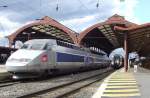 pse-paris-sud-est/168758/ein-tgv-im-bahnhof-strassburg-gare Ein TGV im Bahnhof Straburg (Gare de Strasbourg)am 19.07.2008.