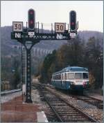 SNCF X 2800 in Morez.
Herbst 1985/gescanntes Analogbild 