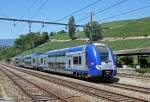 Z 24500/128628/sncf-triebzug-339-durchfaehrt-am-290709 SNCF Triebzug 339 durchfhrt am 29.07.09 La Plaine Richtung Genve