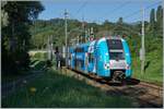Z 24500/746489/der-z-24353-als-ter-von Der Z 24353 als TER von Genève nach Valence verlässt den Bahnhof von La Plaine bei der Signaltechnischen Grenze zwischen Bahnhof und Strecke.

6. September 2021
