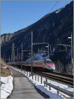 ETR 610/486187/ein-fs-etr-610-als-ec Ein FS ETR 610 als EC 153 Luzern - Milano erreicht Göschenen. 
17. März 2016