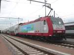 Auf einer Feier zum 150zigsten Geburtstag der Eisenbahn in Luxenburg