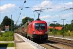 1116 097 mit KLV-Zug in Richtung Salzburg am 08.08.12 in bersee