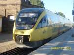 OLA-Triebwagen 0005 am 27.Juli 2008 in Bergen/R�gen.  ...