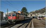 SBB Re 4/4 II 11193 mit eine Gotthard IR nach Basel SBB in Locarno.
19. Mrz 2013