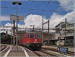 Die SBB Re 4/4 II 11264 (Re 420 420264-4) und eine weitere mit dme Spaghetti-Zug in Lausanne. 

18. Juni 2020