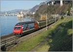 Die Re 460 036-7 wirbt fr den Schweizer Tourismus...