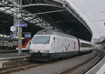 Eine Lok mit viel Zeit! Die SBB R 460 044-1 in Lausanne.
14. März 2016