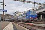re-475-2/805943/die-wrs-ae-475-902-91 Die WRS Ae 475 902 (91 85 4475 902-3 CH-WRS) wartet in Lausanne mit einem Oel-Zug auf die Weiterfahrt in Richtung Wallis. 

17. Februar 2023