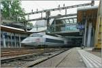 TGV Lyria verlsst Bern Richtung Paris. 
29. Juni 2011