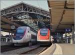 ICN und TGV in Lausanne.