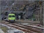 bls-lotschbergbahn/843121/mit-dem-steuerwagen-an-der-spite mit dem Steuerwagen an der Spite erreicht ein Autotunnelzug AT3 von Brig kommend Iselle Transito. 

3. Jan. 2024