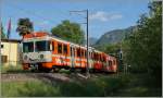 FLP/340263/bei-der-schoenen-landschaft-hat-der Bei der schönen Landschaft hat der Zug der FLP gut lächeln...
FLP S60 187 von Lugano nach Ponte Tresa kurz nach der Abfahrt in Cappella-Agnuzzo.
5. Mai 2014