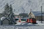 Der Glacier Express 910 verlsst Andermatt Richtung Oberalp.
12.12.12