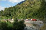 Glacier Express 902 zwischen Mrel und Betten Talstation.
10. Sept. 2013
