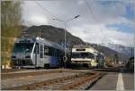 CEV GTW und Train des Etoiles in Blonay. 
20.04.2012 