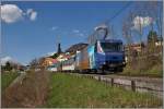 Ein Panoramic Express der MOB bei Les Planches. 
13.04.2015