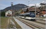 Ein MOB Alpina verlässt Rougemot in Richtung Gstaad. 

2. April 2018