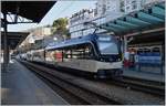 Ein MOB Alpina Regionalzug aus Zweisimmen ist in Montreux angekommen. 

10. April 2020