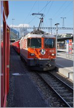 Die RhB Ge 4/4 II 622 in Chur.
11. Sept. 2016