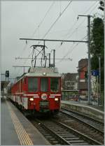 Ein zb/LSE Interregio von Engelberg nach Luzern in Stans.