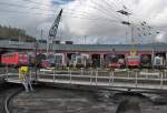 S�dwestf�lisches Eisenbahnmuseum Unter anderem waren diese Fahrzeuge beim Herbstfest des S�dwestf�lischen Eisenbahnmuseums 2009 in Siegen anwesend.
