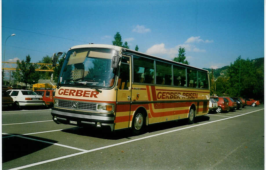 (019'632) - Gerber, Ruedtligen - BE 204'091 - Setra am 2. Oktober 1997 in Thun, Seestrasse