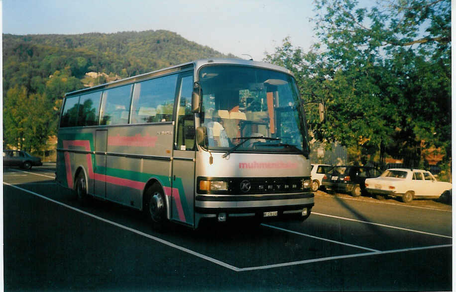 (020'402) - Muhmenthaler, Hasle-Regsau - BE 176'132 - Setra am 18. Oktober 1997 in Thun, Seestrasse