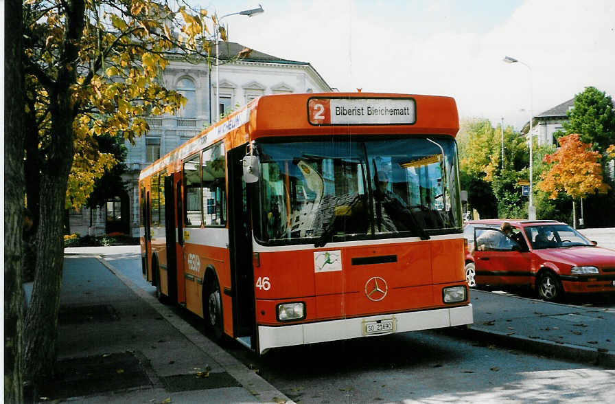 (026'721) - BSU Solothurn - Nr. 46/SO 21'690 - Mercedes/Hess am 5. Oktober 1998 in Solothurn, Amthausplatz